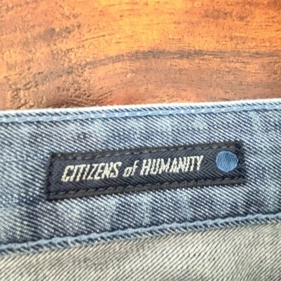 Citizens of Humanity Sid Straight Leg Jeans Blue Mens 33 Made in USA Denim - Picture 5 of 13